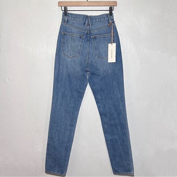 SLVRLAKE Beatnik High Rise Slim Jeans in Trouble Maker Wash - Picture 4 of 10